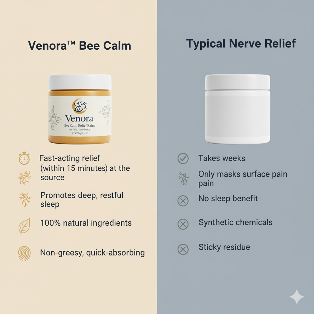 VENORA™ Bee Calm Relief Balm — Take Back Your Sleep in 15 minutes!*