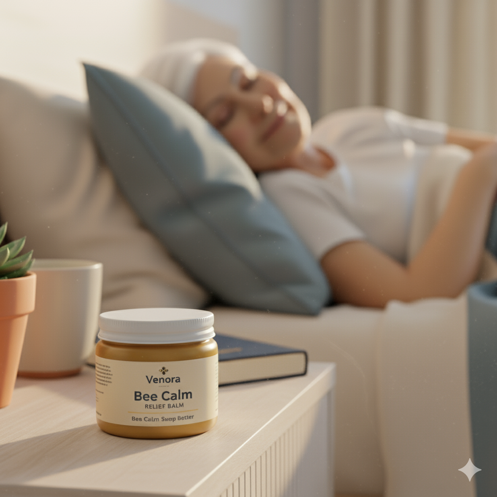 VENORA™ Bee Calm Relief Balm — Take Back Your Sleep in 15 minutes!*