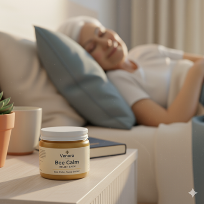 VENORA™ Bee Calm Relief Balm — Take Back Your Sleep in 15 minutes!*