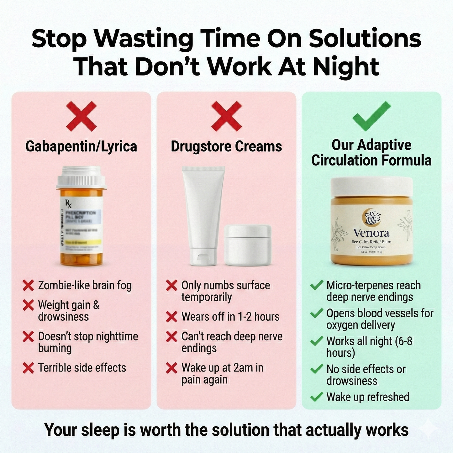 VENORA™ Bee Calm Relief Balm